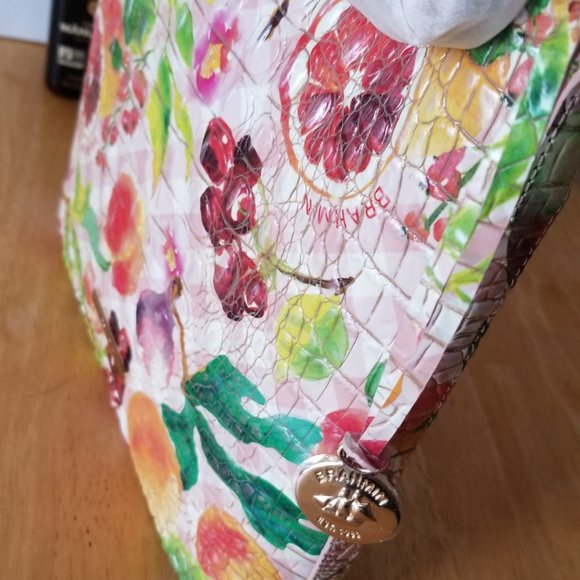 BRAHMIN Purse Katherine Fruit Salad Ombre Melbourne Crossbody Bag - Picture 9 of 16
